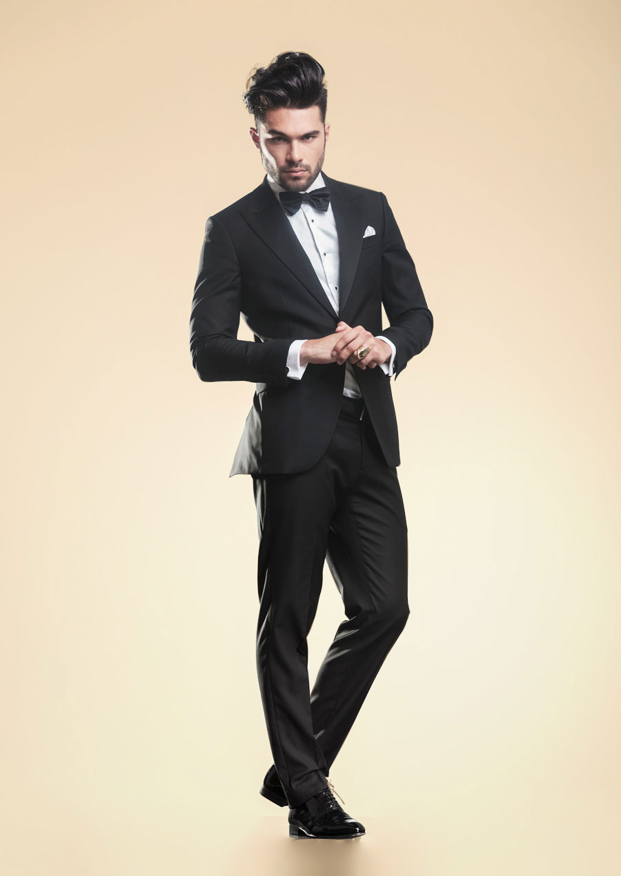 Black Solid Suit